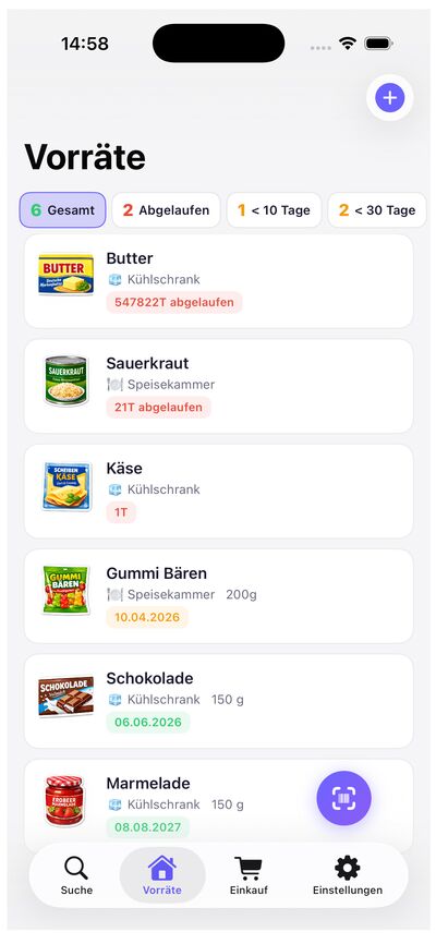 Vorratsverwaltung